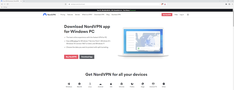 Download NordVPN