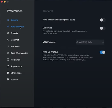 nordvpn-preferences
