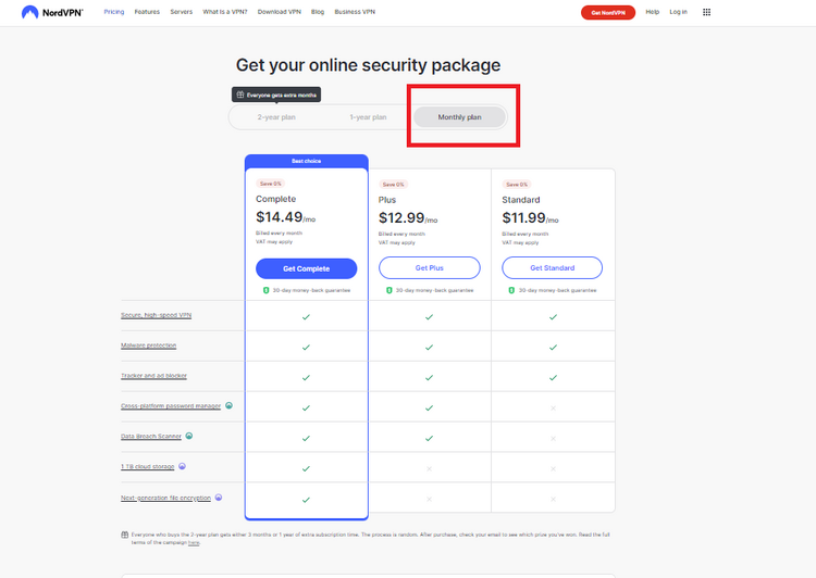 select-monthly-plan