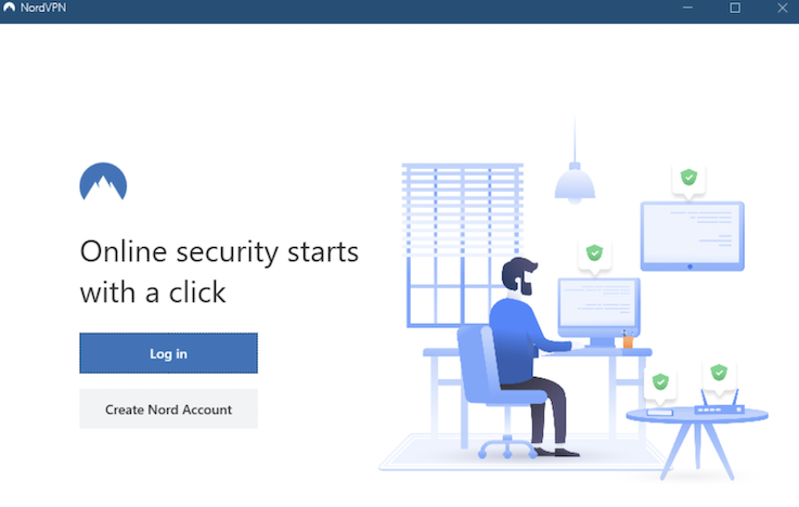 set up NordVPN account