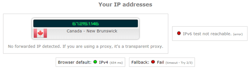 Invincibull IP leak test