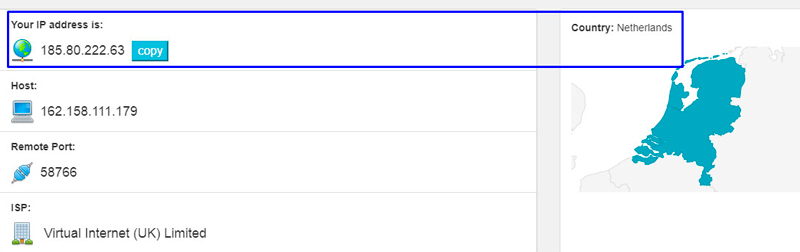 IP detected