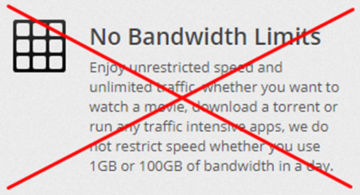 Bandwidth limits VPNbook