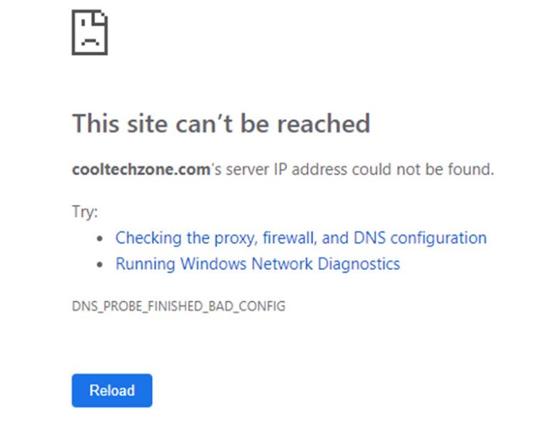 Browsers error