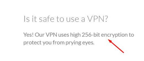 TotalVPN encryption