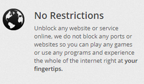 No restrictions VPNbook