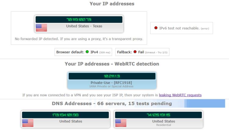 US IP leaks
