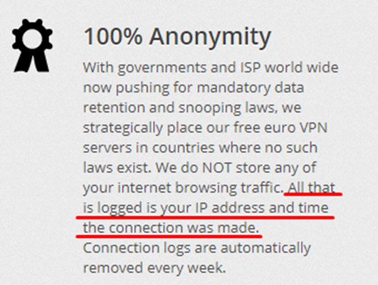 VPNbook anonymity