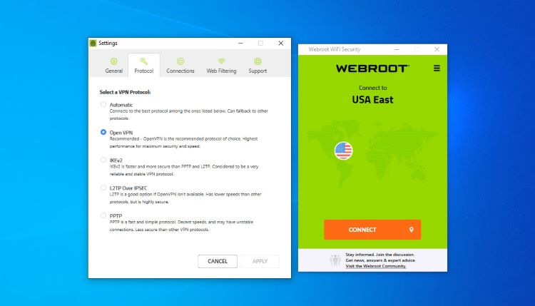Webroot protocols