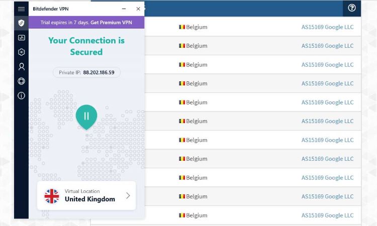 Bitdefender VPN leaks