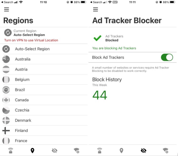 Norton VPN block