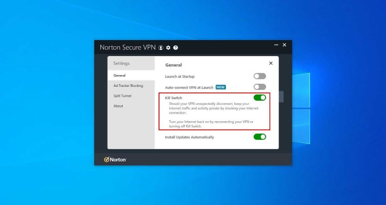 Norton VPN kill switch