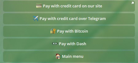 tgVPN payment methods
