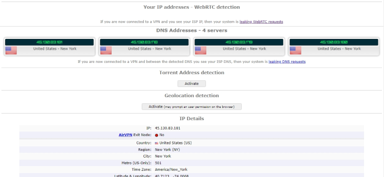 Test VPN for DNS leaks