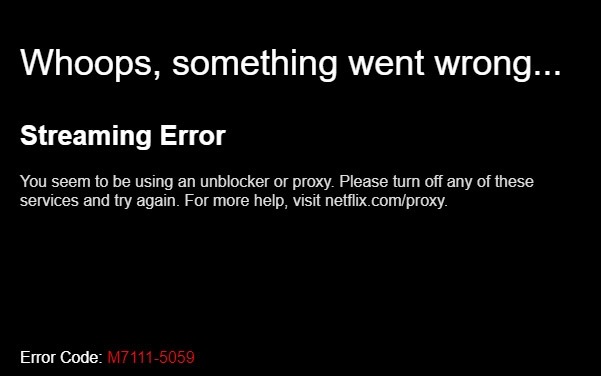 blocked content