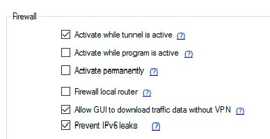 perfect privacy firewall