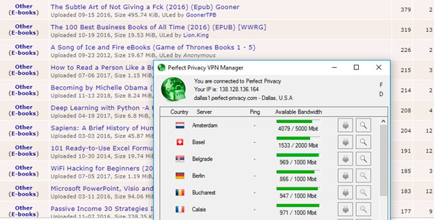 Perfect privacy for torrenting