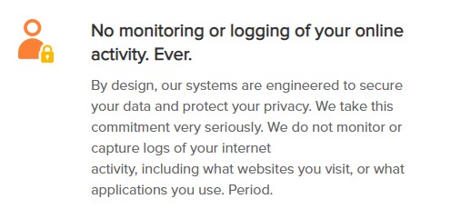 PersonalVPN no logs policy