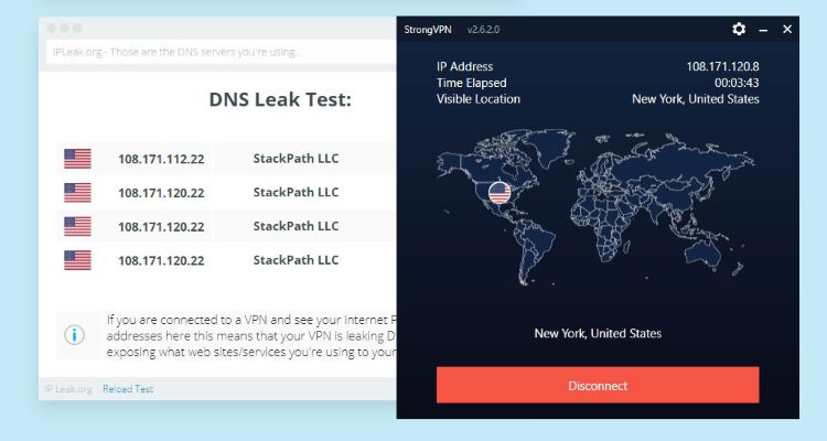 StrongVPN data leaks