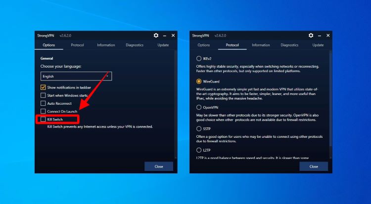 StrongVPN Kill Switch