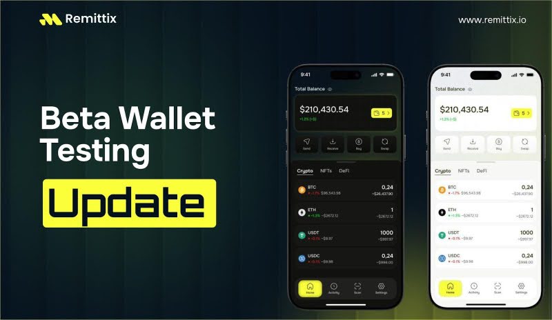 beta wallet testing update