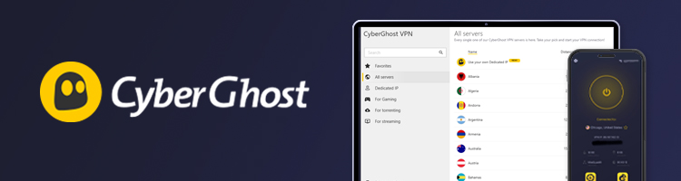cyberghost vpn banner