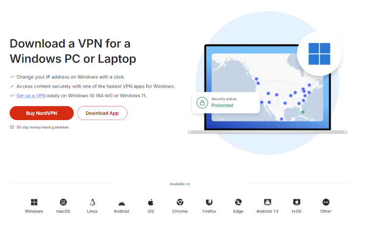nordvpn website