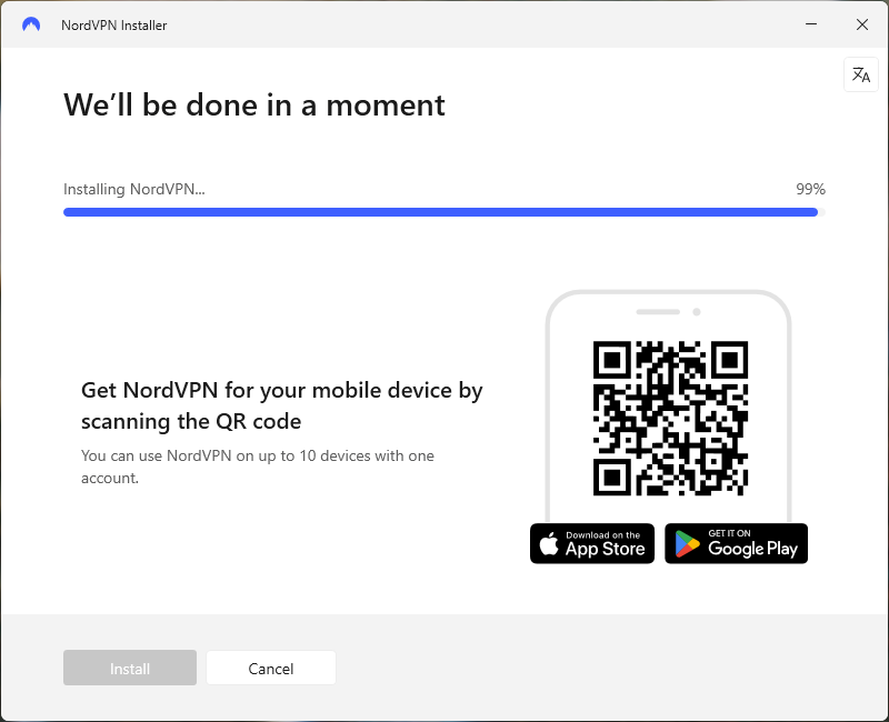 Installing NordVPN