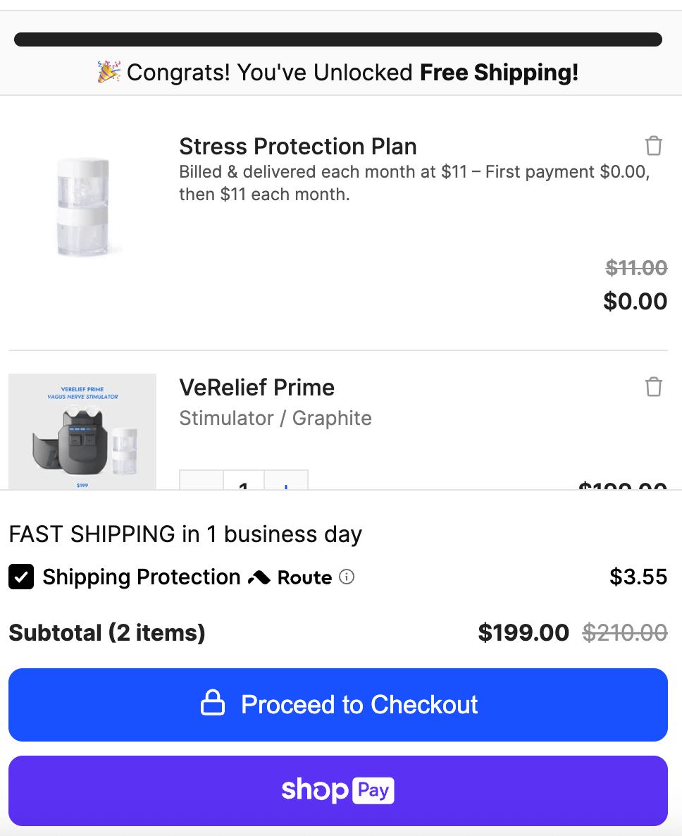 Add product to cart