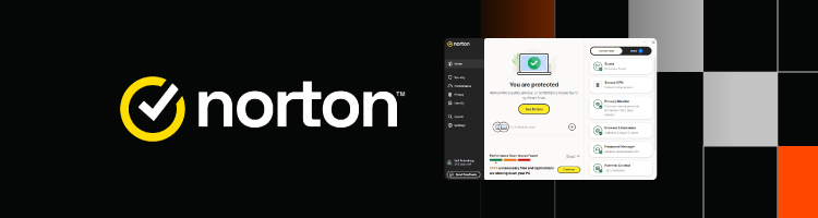 Norton antivirus banner