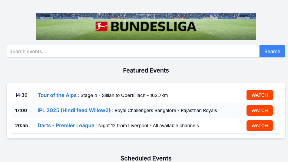 Sport7.pro streaming banner