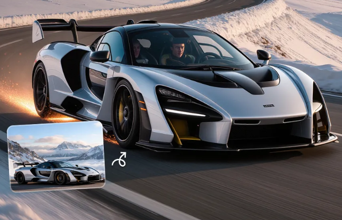 AI generated sports car