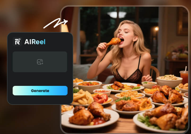 AI reel generated image