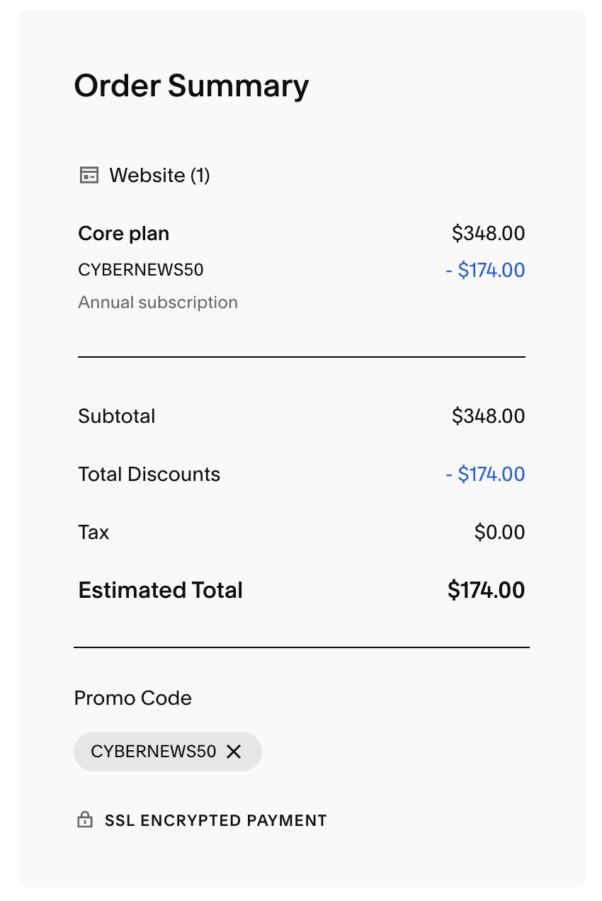 squarespace black friday 2026 order