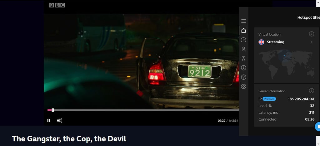 Hotspot Shield for BBC