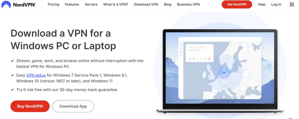 Download NordVPN for Windows