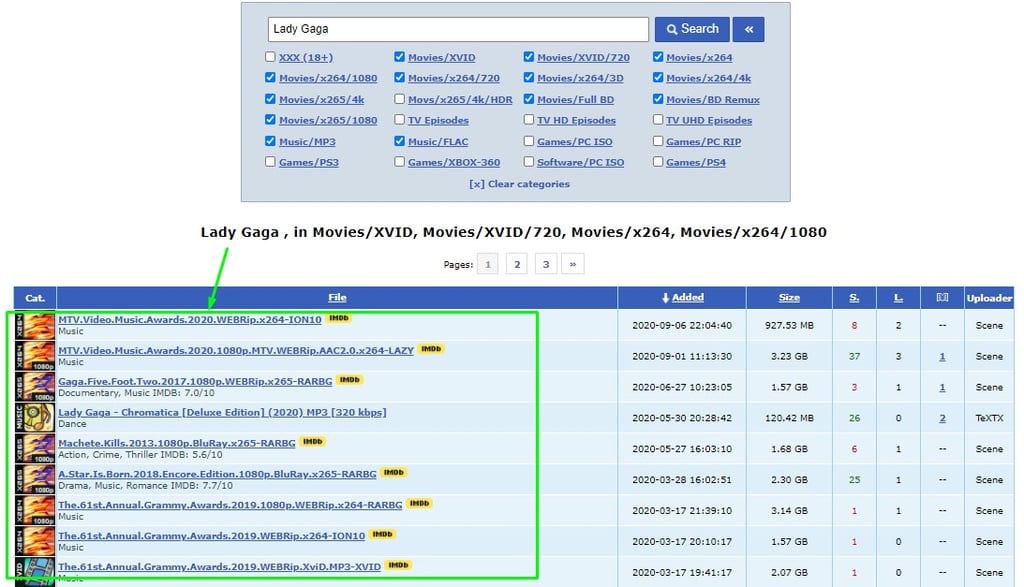 RARBG website
