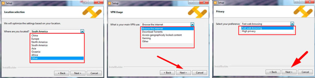 Hidester VPN setup