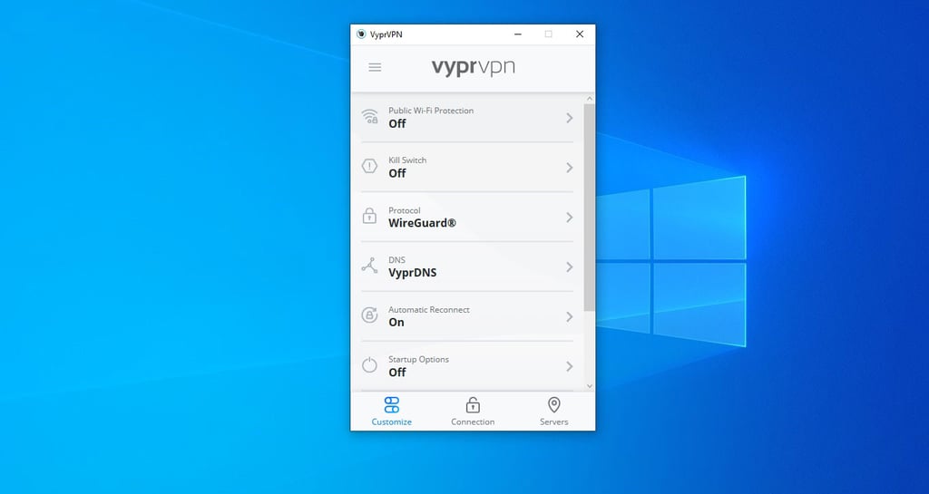 VyprVPN desktop app 2