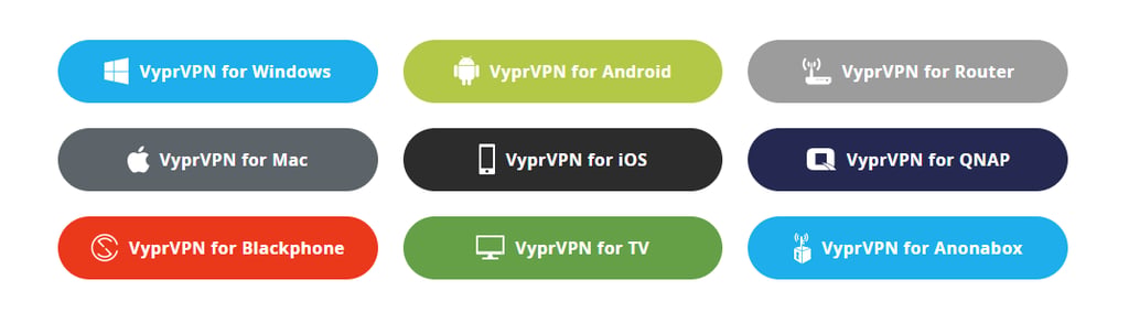 VyprVPN supported platforms