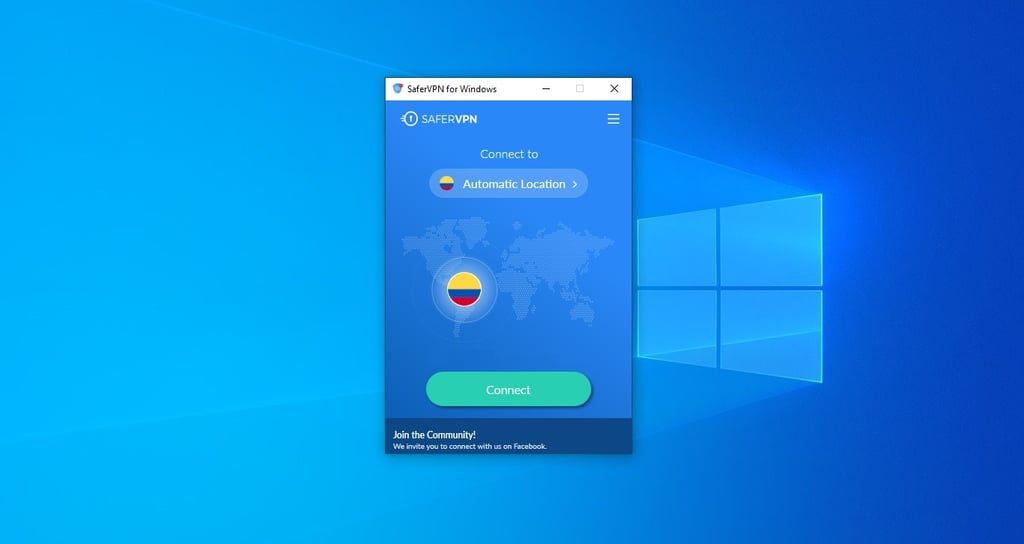 SaferVPN step 1