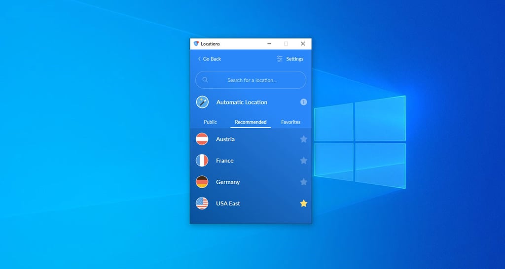 SaferVPN step 2