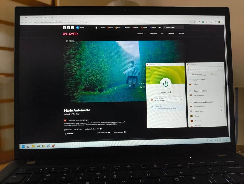 Watching BBC iPlayer with ExpressVPN