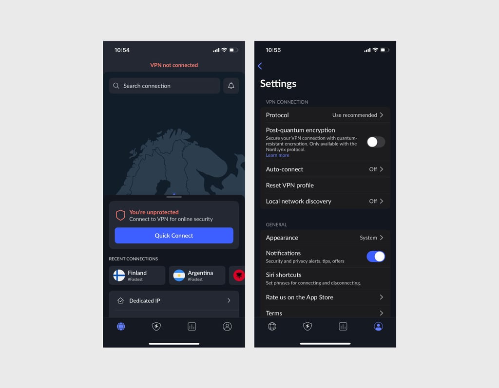 nordvpn iphone