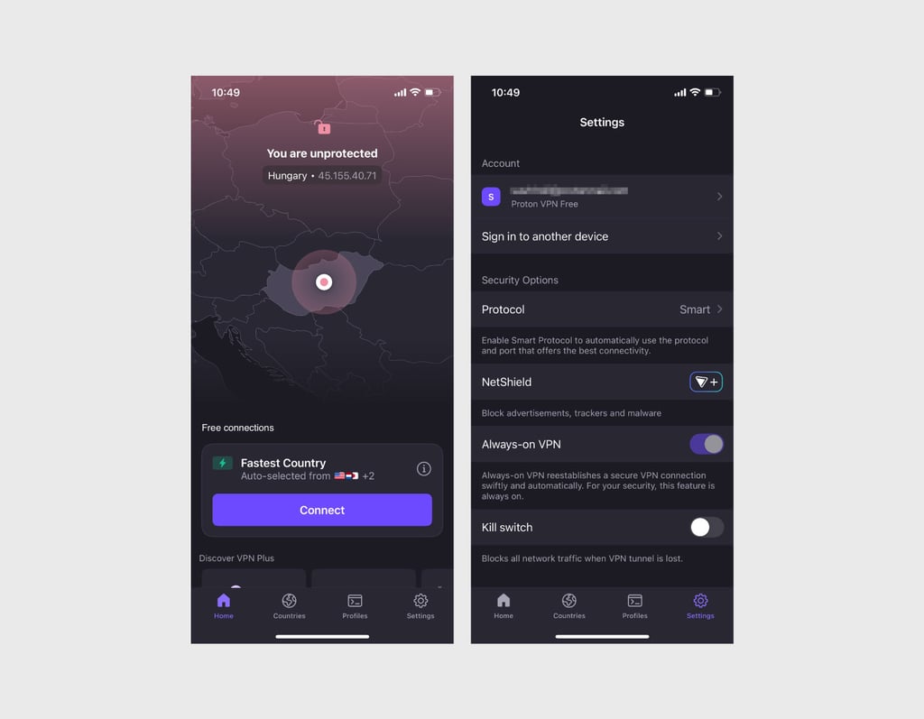 protonvpn iphone