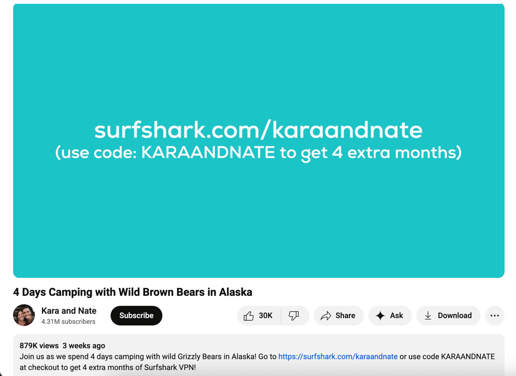 Kara and Nate’s Surfshark promo code