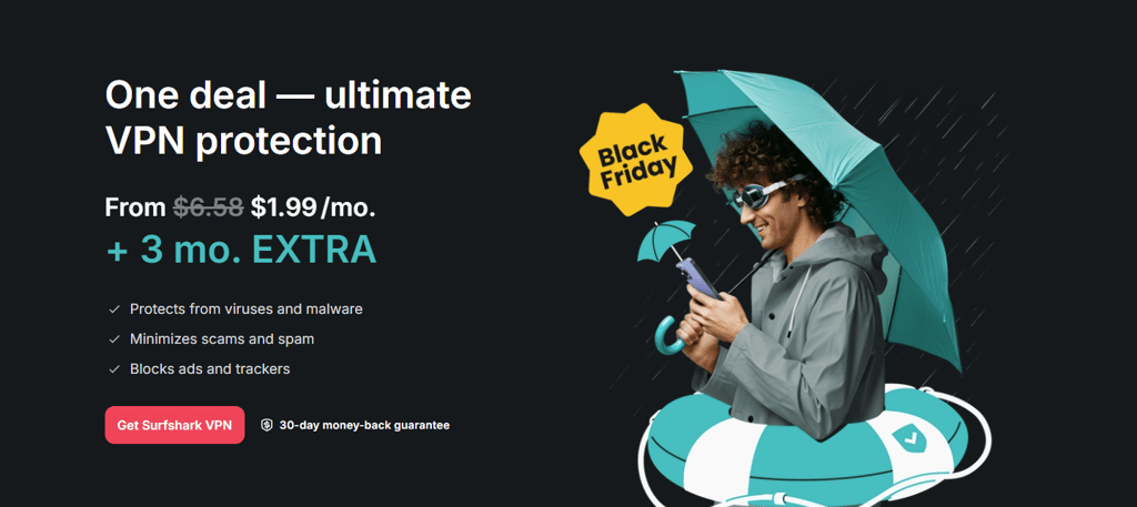 Surfshark BF discount