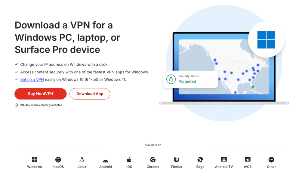 american tv nordvpn download