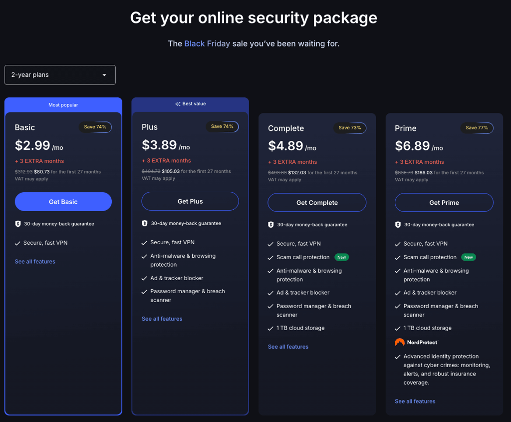 american tv nordvpn pricing