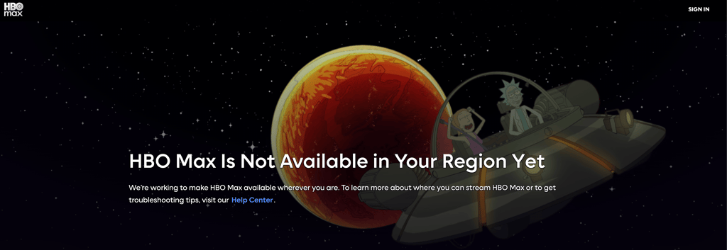 hbo not available